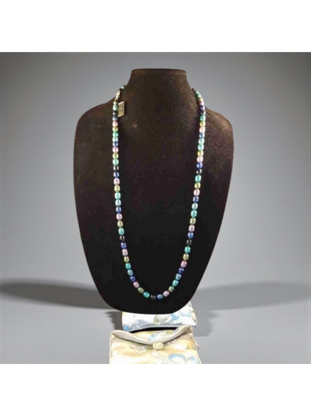 Honora .925 Sterling Silver Pastel Freshwater Pearl Necklace NWT - Picture 1 of 12